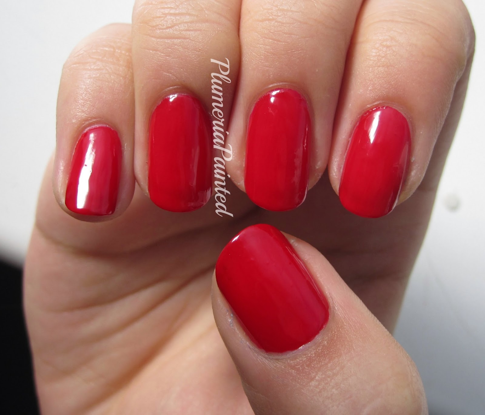 Plumeriapainted Red Nails M S Poppy Red Nail Polish Here And I Have Been Quite A Recently This Is Such Nice One Though Still Believe Only Needs So Many Cremes