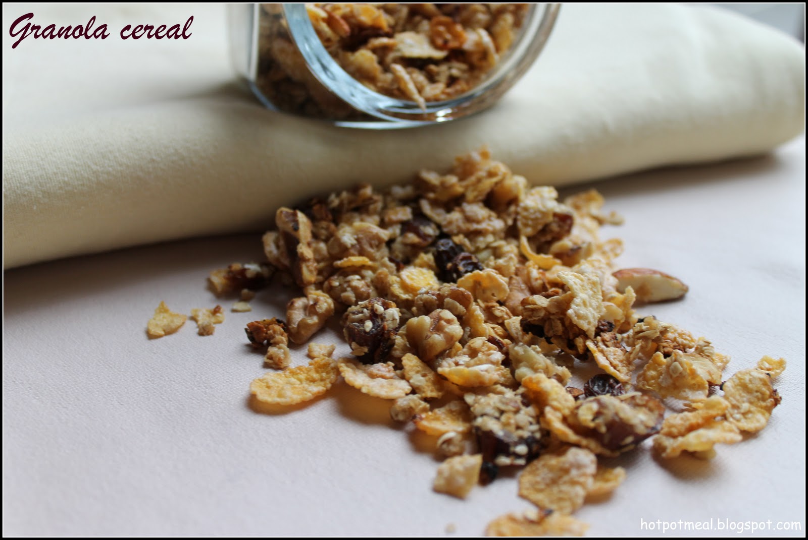 Hot pot cooking Granola cereal