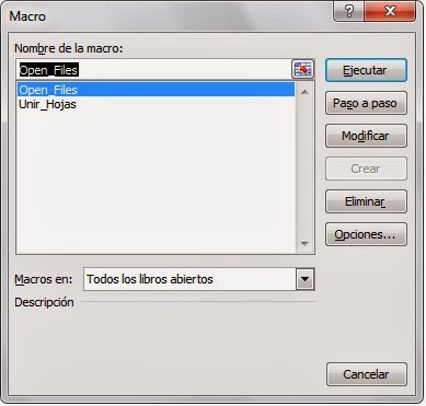 Macro para Consolidar varios libros en uno solo Macro para Consolidar varios libros en uno solo