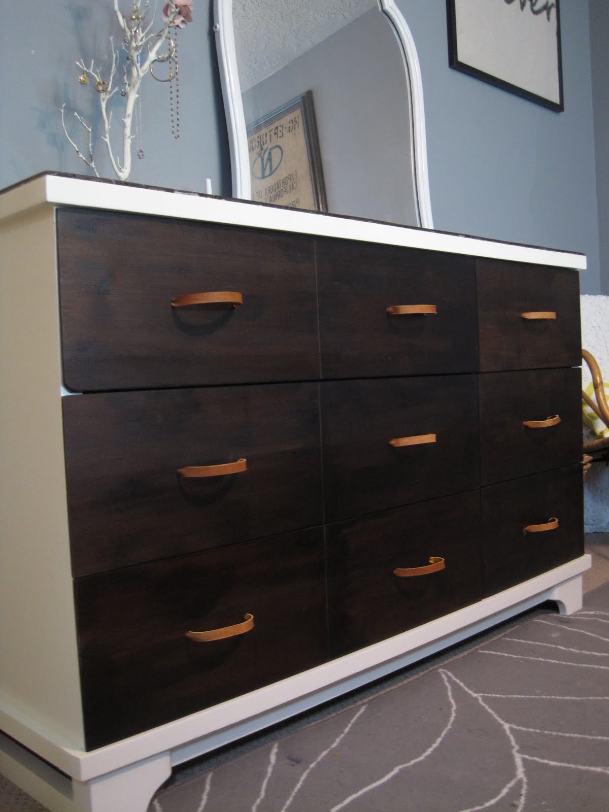 Refinishing a Mid Century Modern dresser part 2 Fabulously Flawed