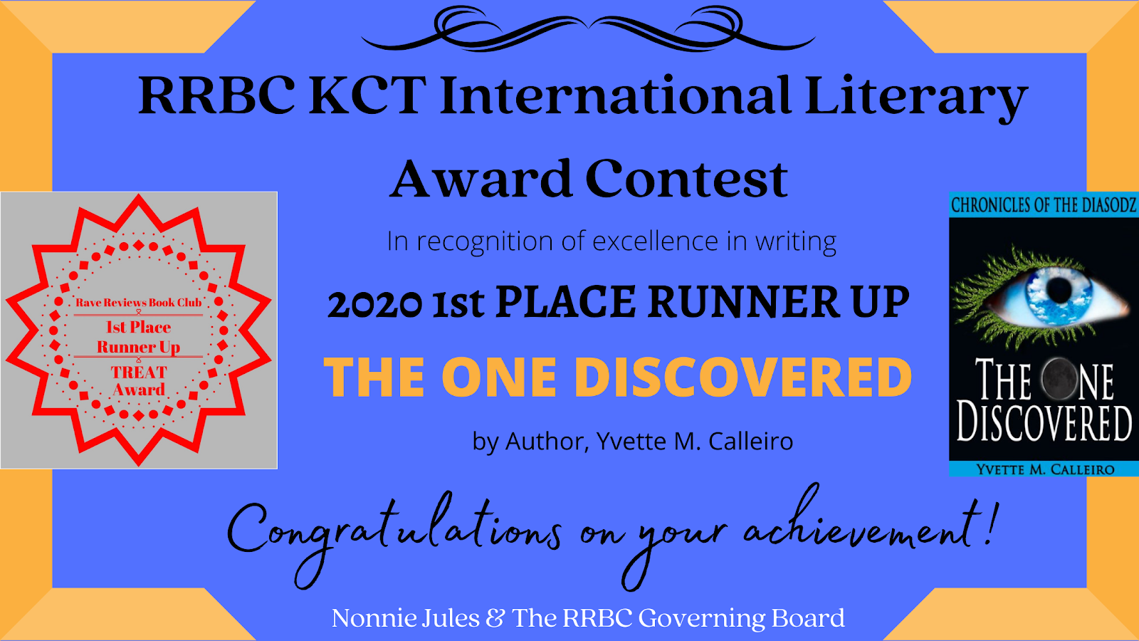 2020 RRBC KCT Int' Literary Award
