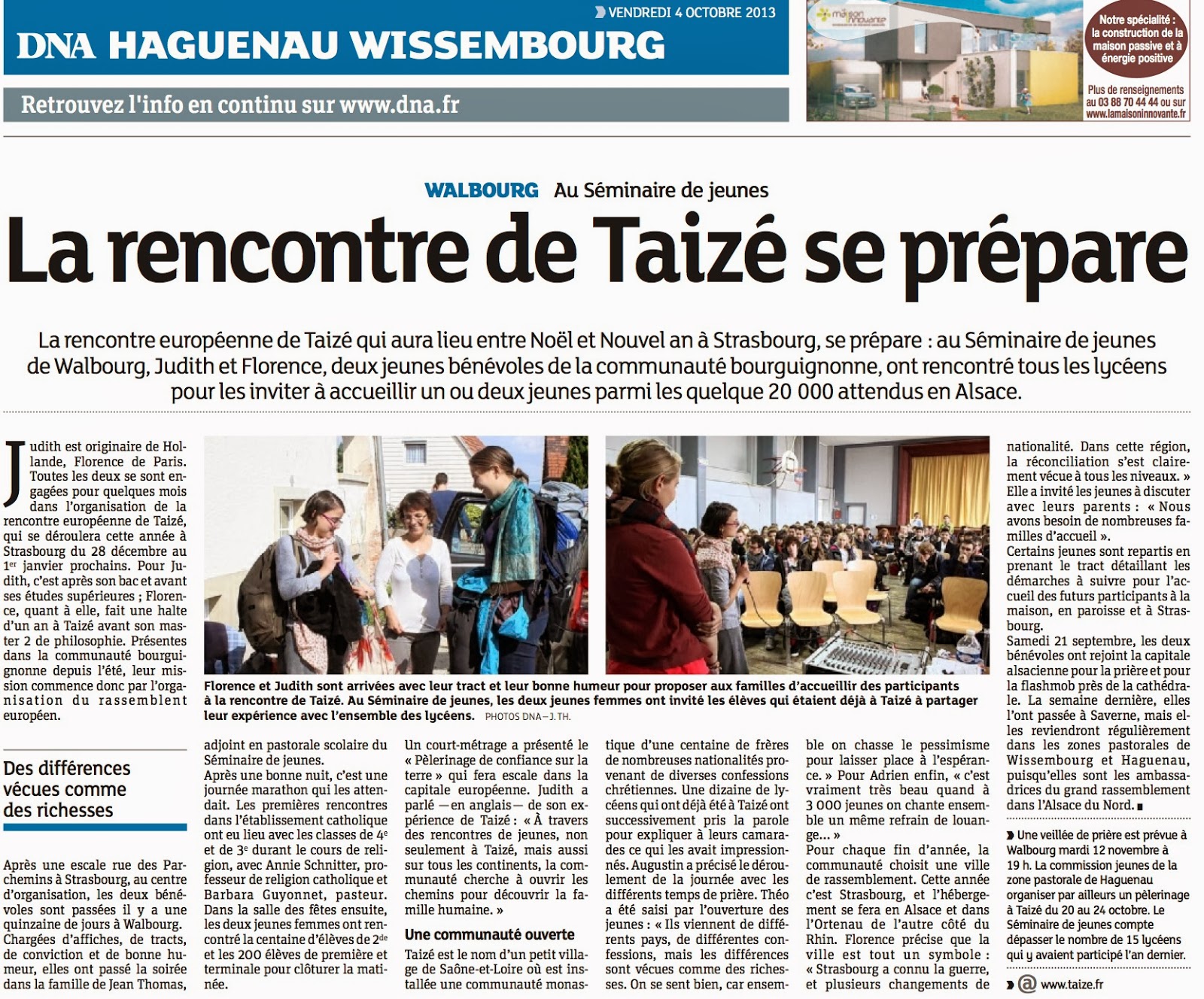 rencontres taizé 2013