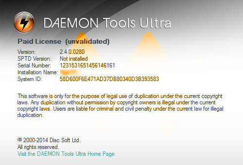 Daemon Tools Ultra Serial Number Key Codes