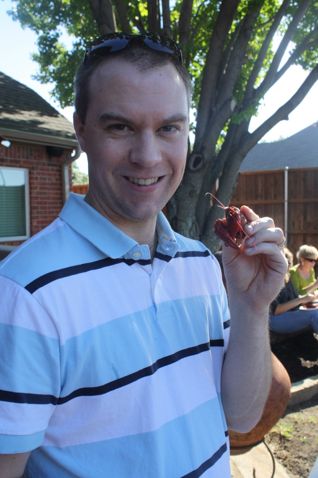 While Matt was busy ripping heads off and eating crawfish, I kept an eye on ... While Matt was busy ripping heads off and eating crawfish, I kept an eye on ...