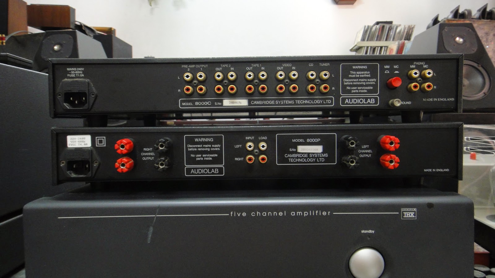 Audiolab 8000c mkII preamplifier & 8000p mkII power amplifier (Used)SOLD