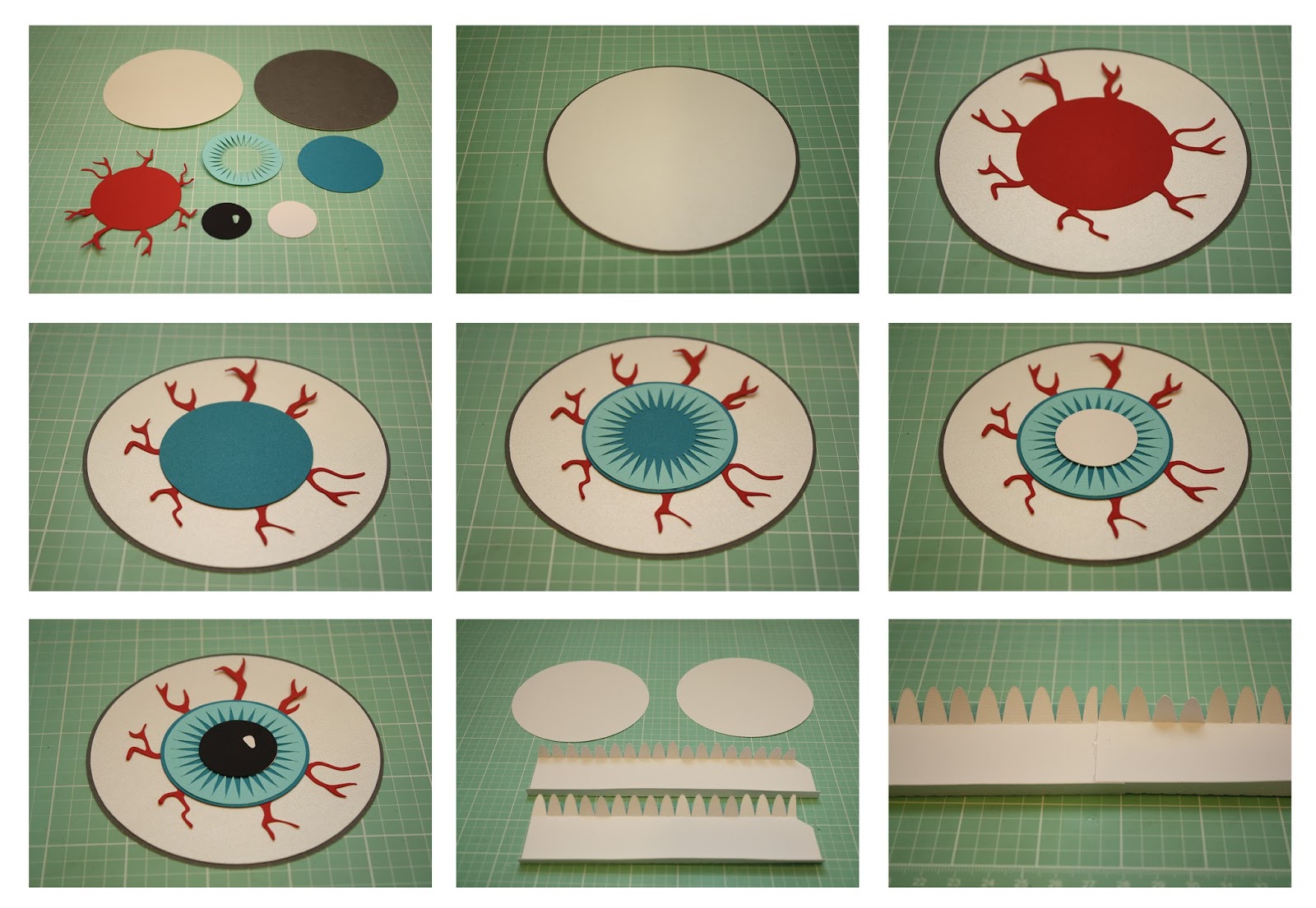 Eyeball Box Bits of Paper