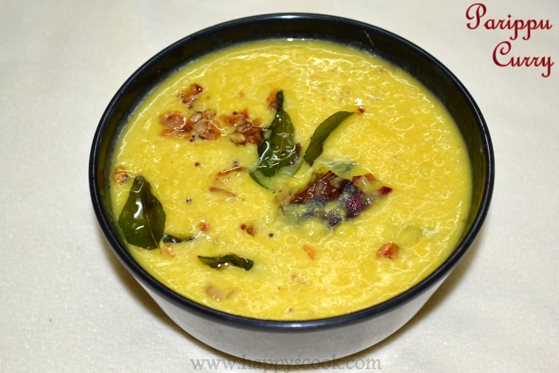 Happy's Cook Kerala Parippu Curry/ Kerala Moong Dal curry Onam Sadya