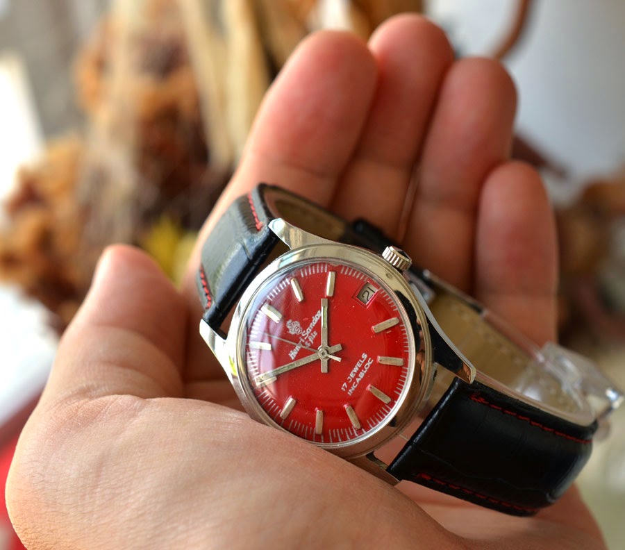 SANDOZ サンドス 腕時計 アンティーク - レザーベルト