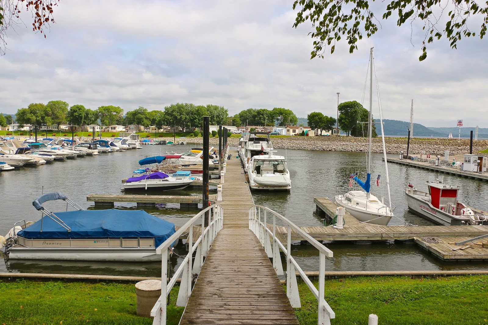 Russman's spot Boating on Lake Pepin with the Comptons