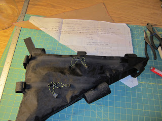 Kurt's Frame bag with hydration sling from Hamilton Threadworks