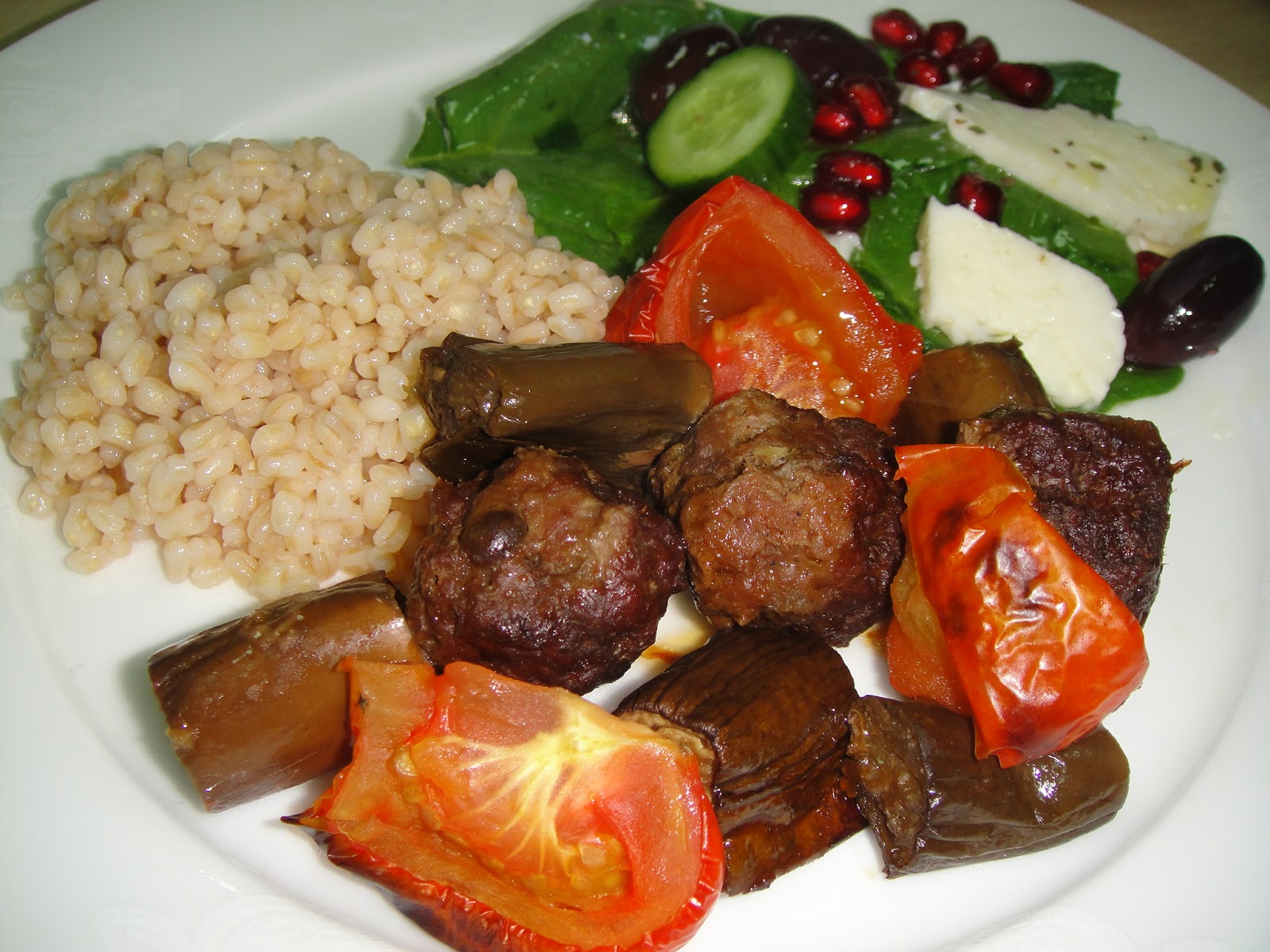 Maryam's Culinary Wonders 344. Baked Eggplant Kebabs