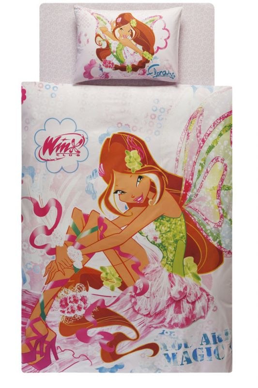 Winx Club ¡Ropa de cama Stella, Bloom y Flora Harmonix!