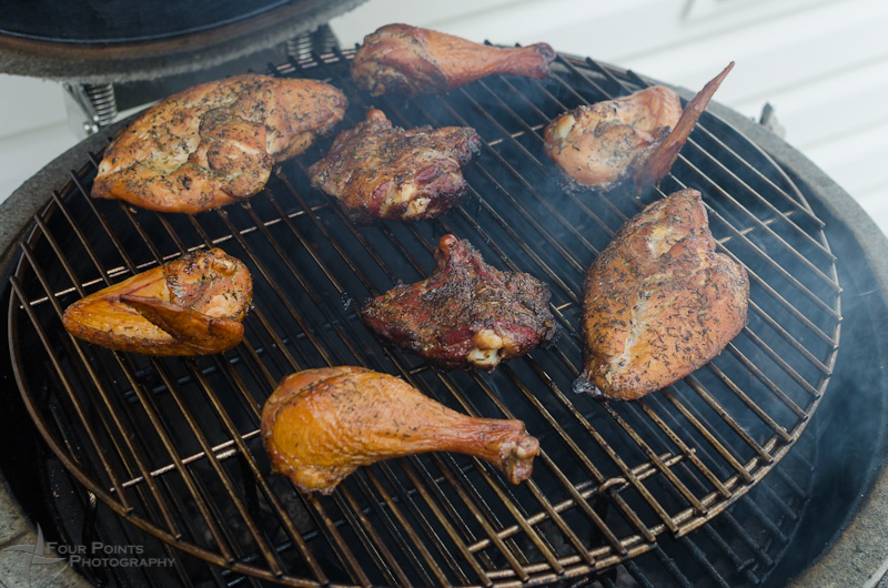 The Kamado Connection Smoked Chicken