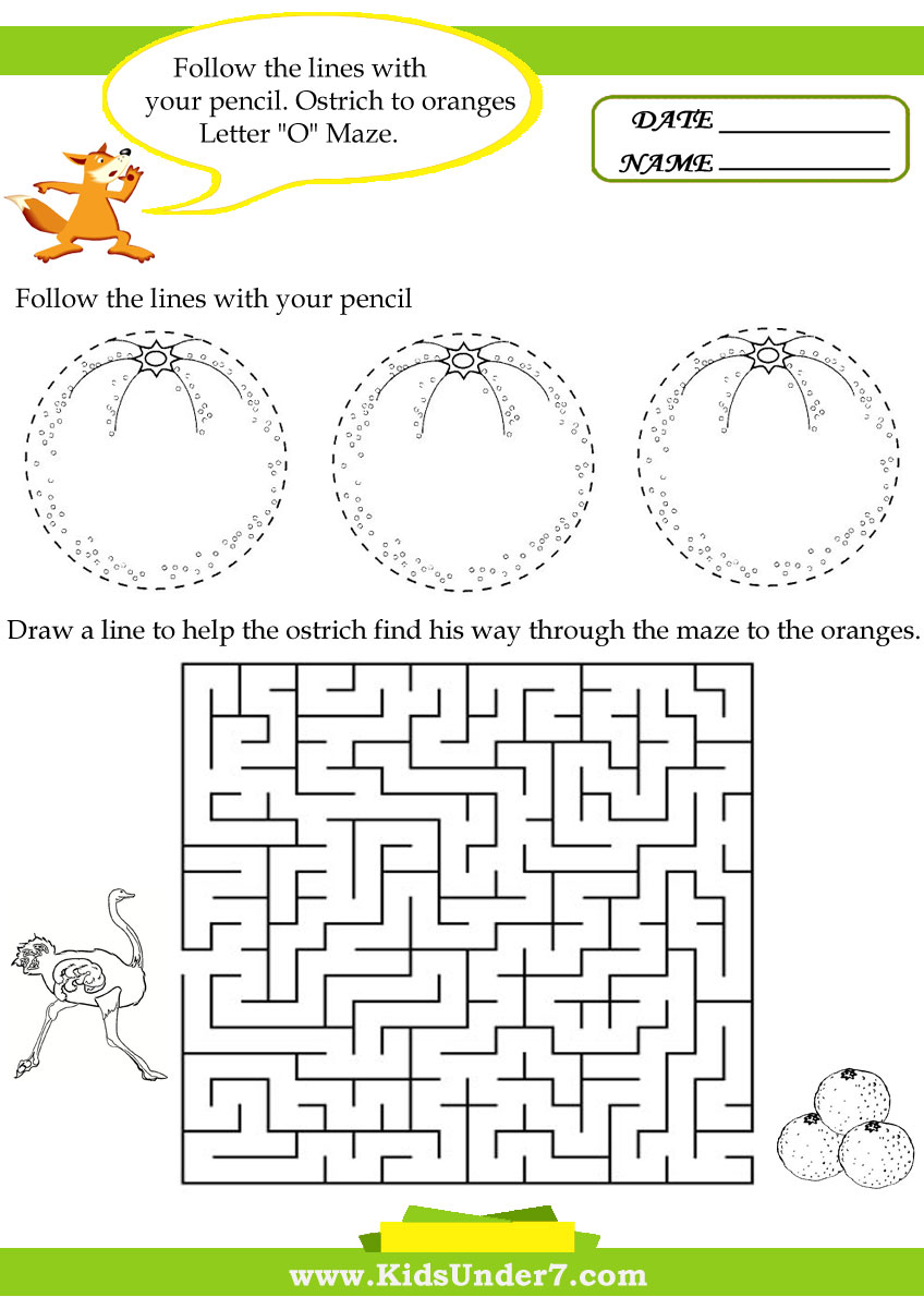 worksheet Letter O Worksheet kids under 7 letter o worksheets worksheets