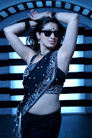 hot,sexy, Lakshmi Rai, navel show, backless blouse saree,