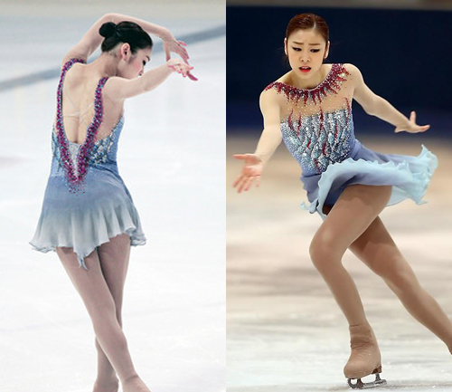 Yuna Kim (KOR) i sit kostume til det korte program 2012/13