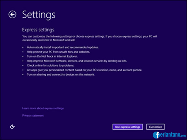 Cara Install Windows 8 Pro Lengkap Dengan Gambar - Feriantano.com