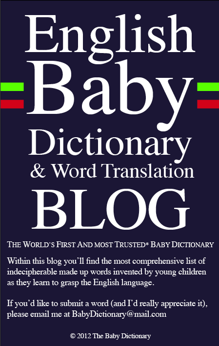 English Baby Dictionary