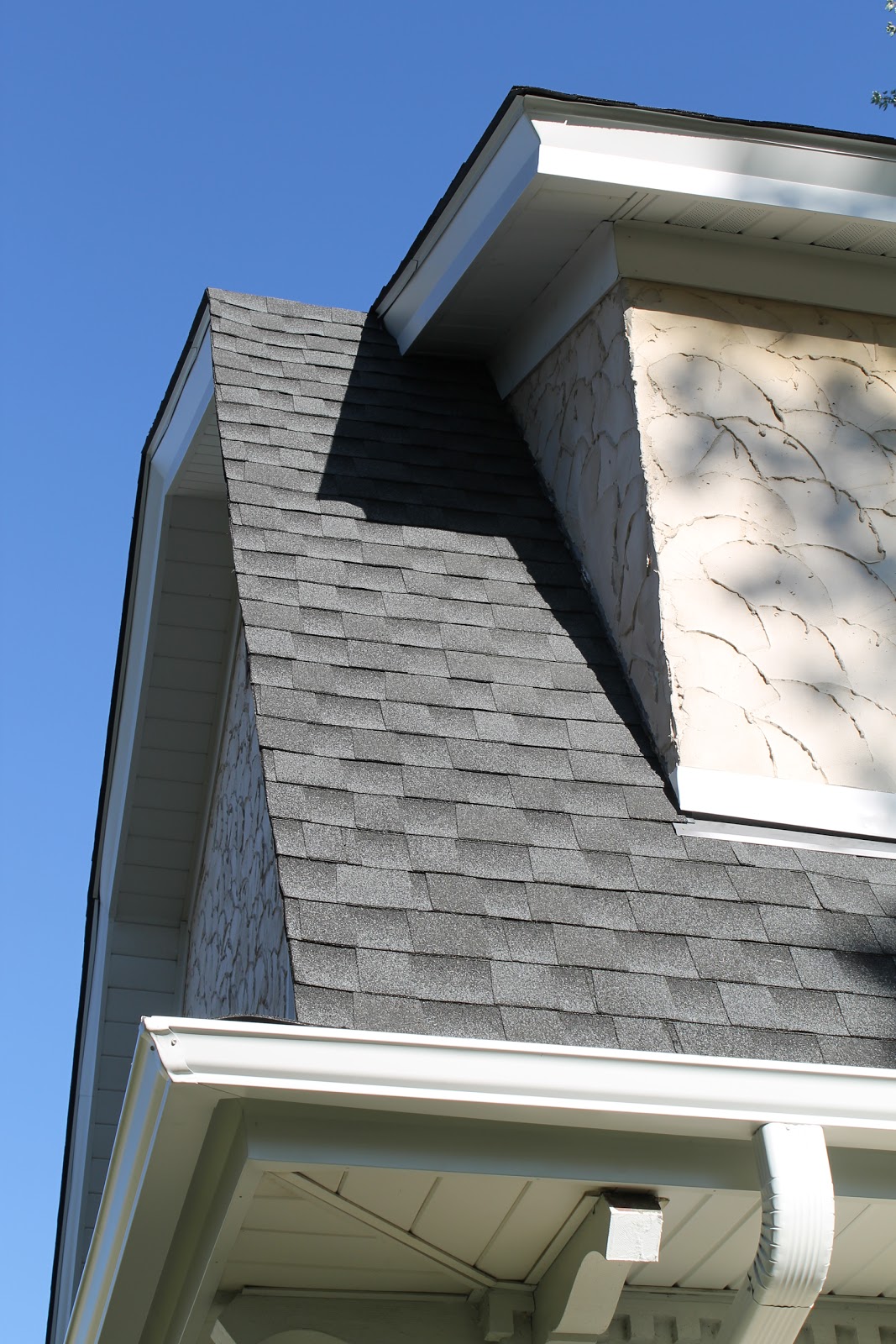 Hammers and High Heels A Completed Roof, Gutters, Soffit and Fascia!