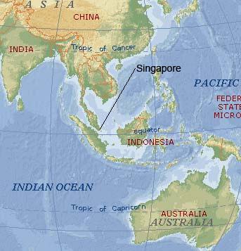 Où se trouve Singapour Où se trouve Singapour