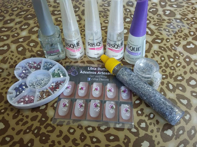 Vidrinhos Preciosos Unhas com Jóias Artesanato Reciclado De Natal ~ Vidrinhos Preciosos Unhas com Jóias