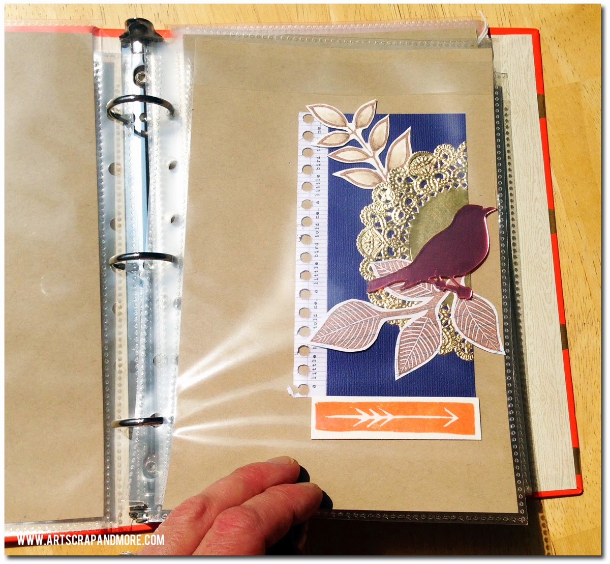 art scrap & more alexandra's Sunday scrapbooking my binder