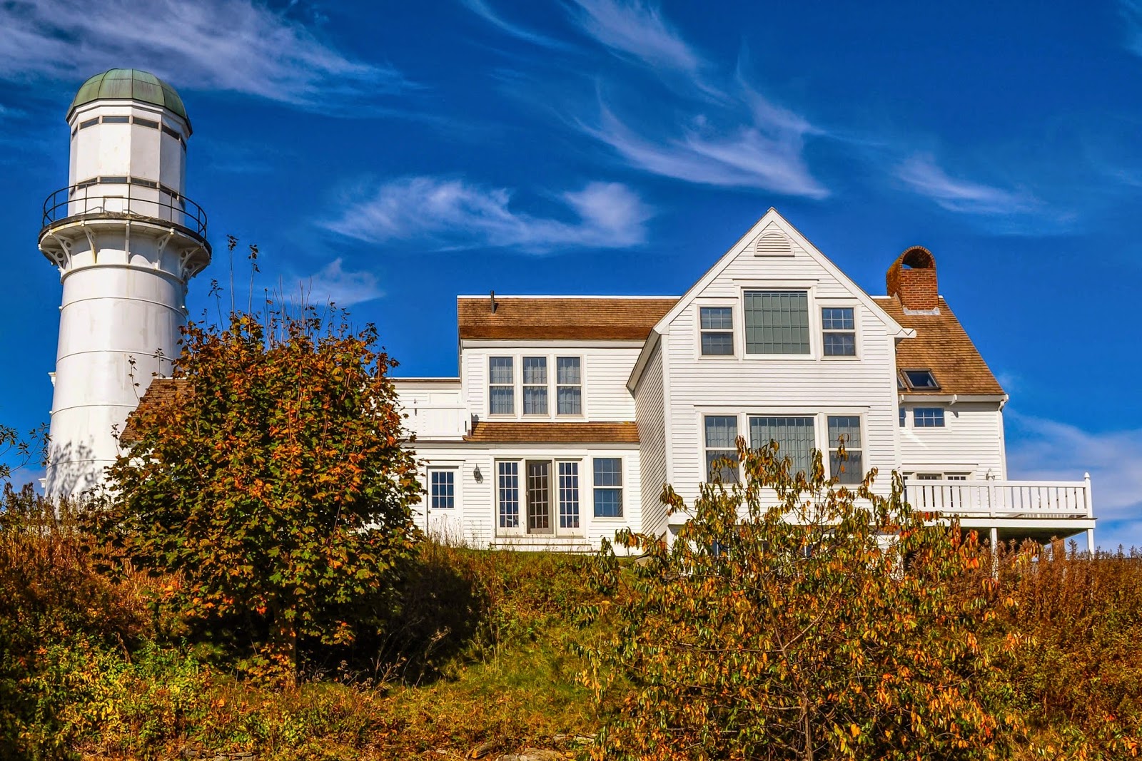 Maine Lighthouses and Beyond Cape Elizabeth (Two Lights) Lighthouses