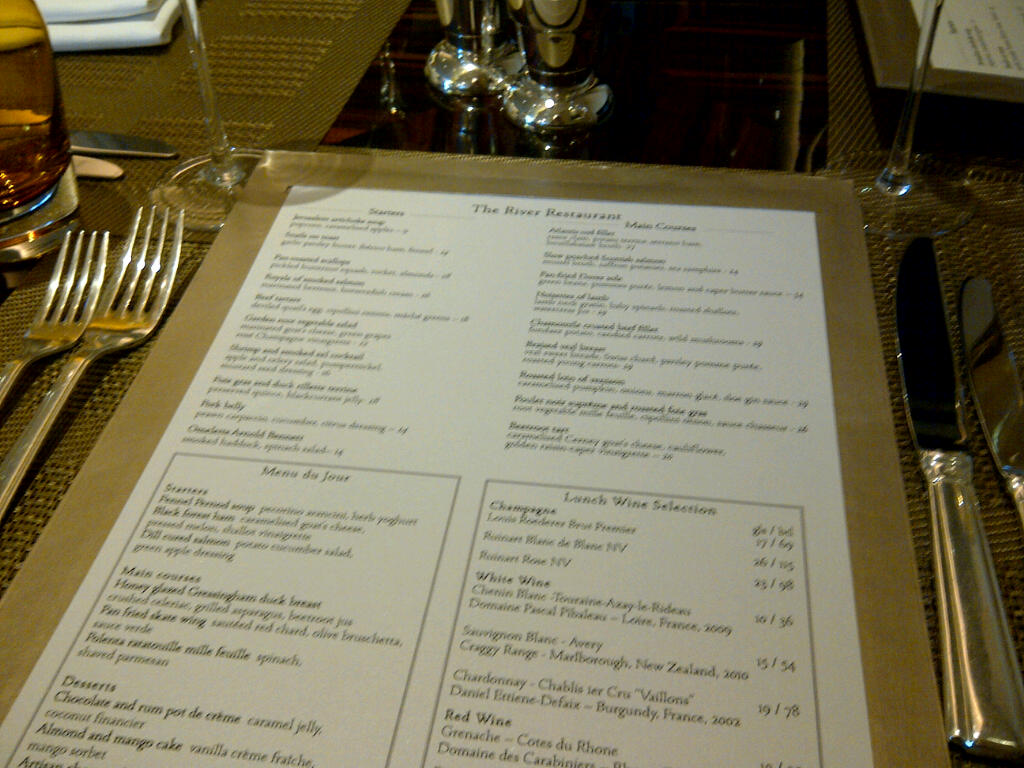 luxelocal Savoy lunch