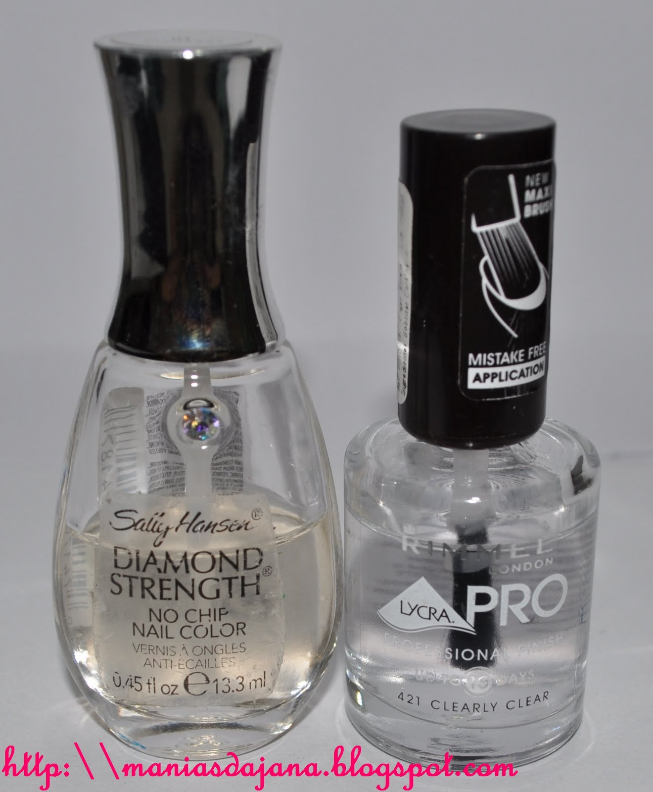 Manias da Jana Bases e Top Coats