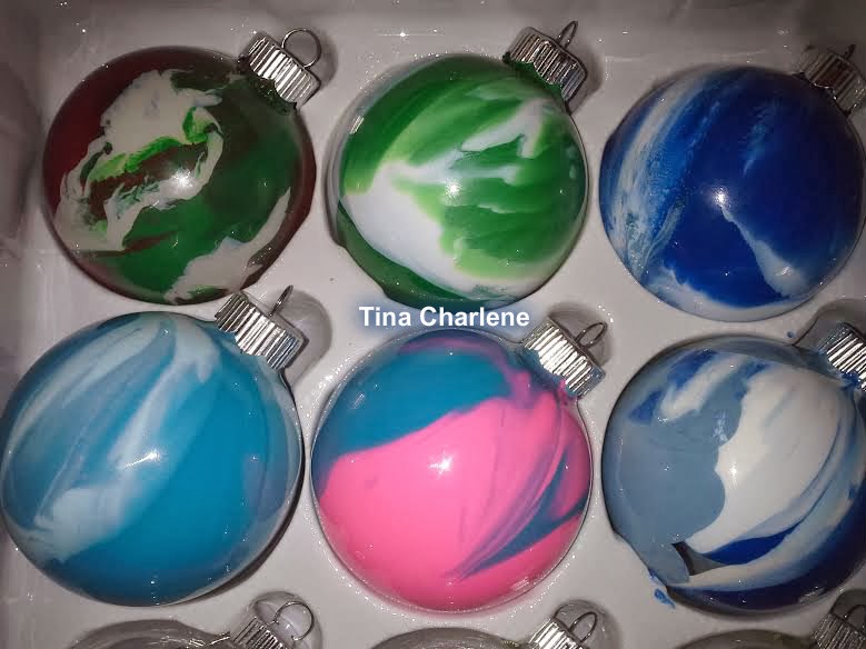 Happy Living With Tina DIY Acrylic Paint Ornaments