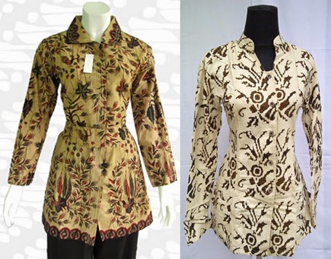 model baju kerja batik modern