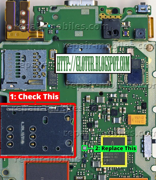 Nokia n8 sim karten slot reparieren