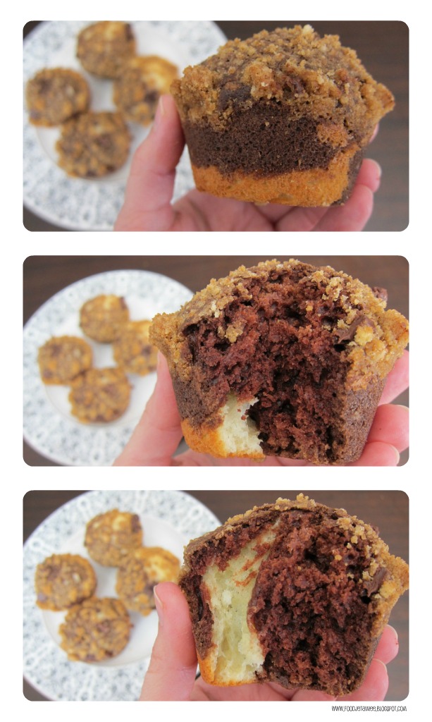 Marble Streusel Muffins