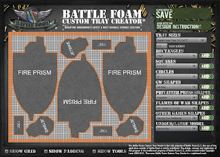 Warmachine /& more 1.5/" Battle Foam Pre Cut Foam Tray 18 Slot for Warhammer 40k
