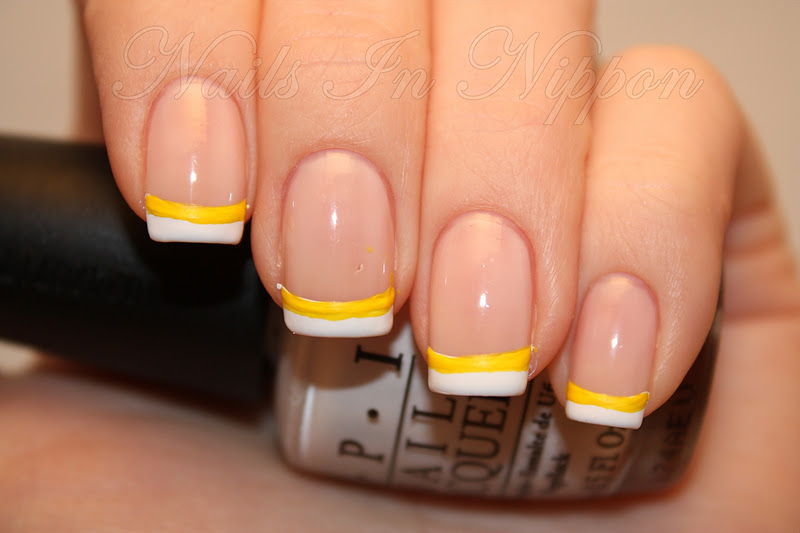 Nails In Nippon Halloween Candy Corn French Tutorial