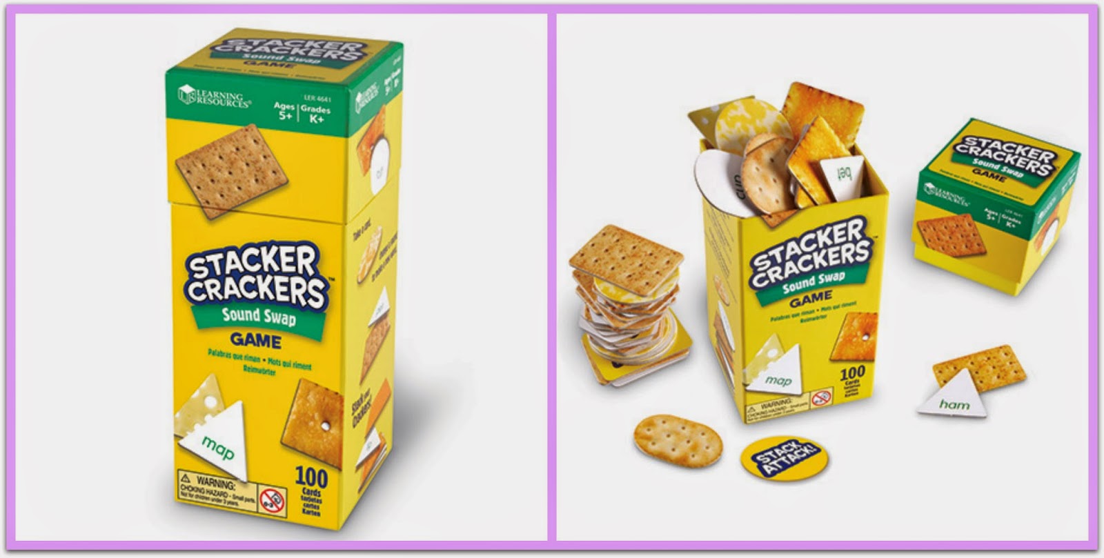 Teaching With Love and Laughter Stacker Crackers Sound Sound Swap Game