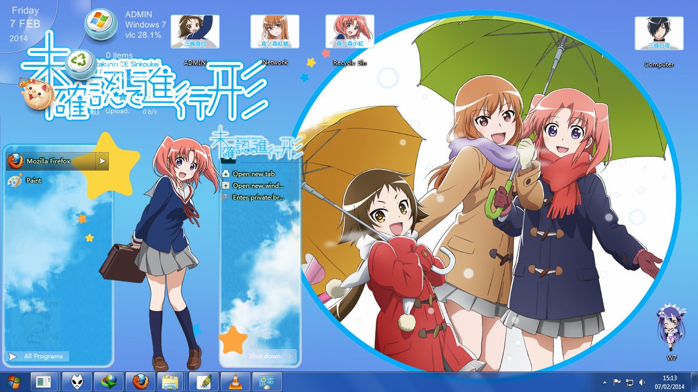 Download Nyanpassub Theme Win 7 Mikakunin De Shinkoukei By Kanza Desktop Wallpaper Get Wallpaper Nyanpassub Theme Win 7 Mikakunin De Shinkoukei By Kanza HD