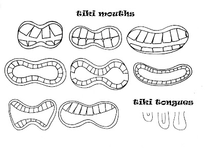 How to Draw Tiki Faces