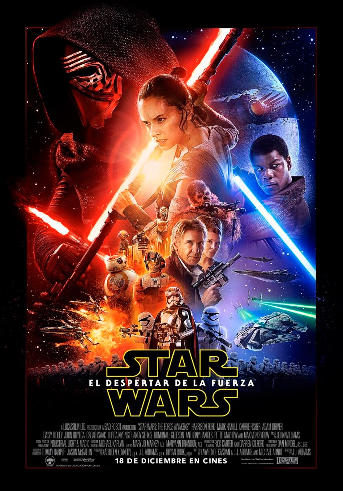 La Guerra de las Galaxias – Star Wars – Episodio VII : El Despertar de la Fuerza (2015)