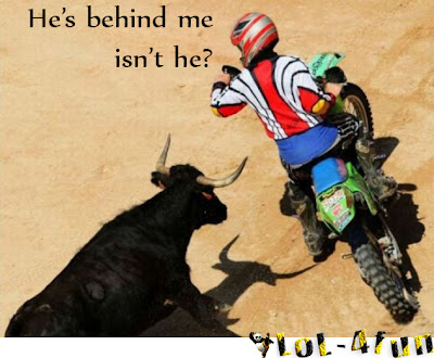 He's behind me isn't he?
