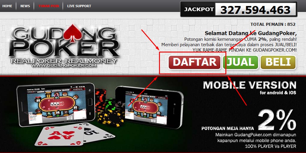 Cara Mendaftar Deposit Bermain Dan Withdraw Di Situs Poker Terpercaya Gudang Poker Dhina Online