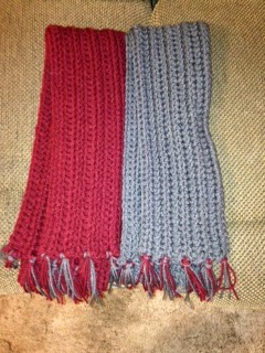 Family, Books and Crochet...Oh My!: Scarves