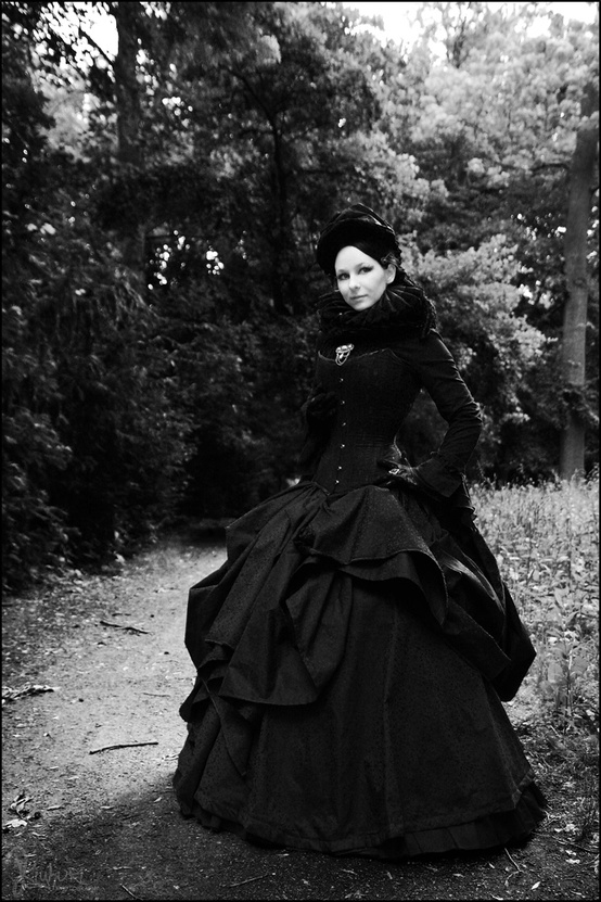 DevilInspired Gothic Victorian Dresses Mourning Dress in the Victorian Age