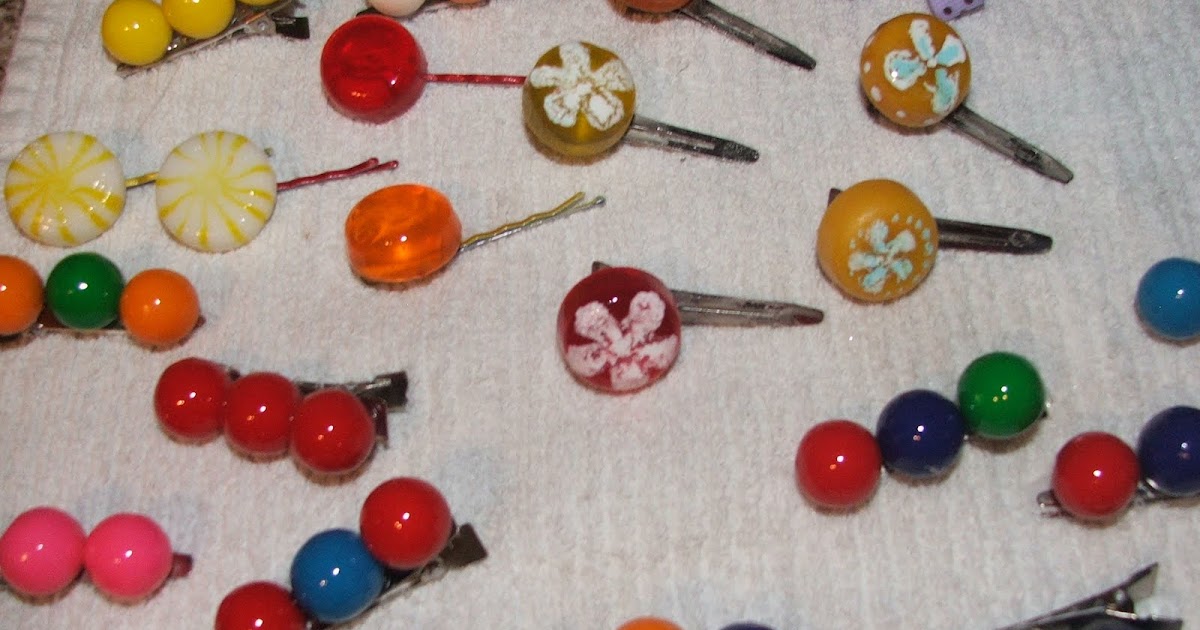 The art of living! Candy hair clips!