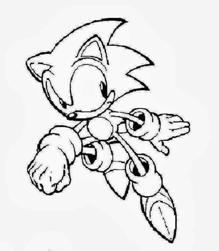 Desenhos do Sonic para Colorir e Imprimir - Desenhos para Colorir e Imprimir