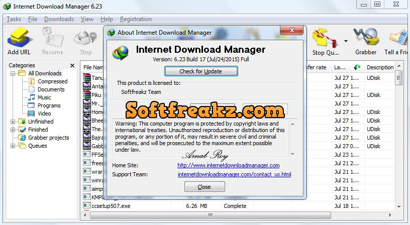 Idm 6.23 serial number