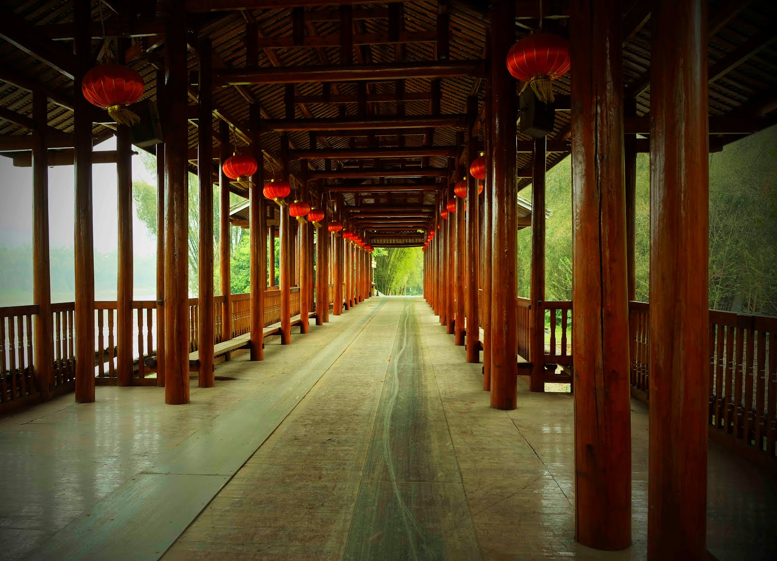 Le pont couvert - Yangshuo