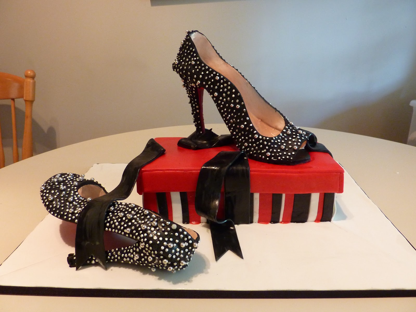 Creative Crumbs Nashville: Christian Louboutin Birthday Cake