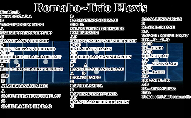 cord lagu batak RomahoTrio Elexis MEDIA 071