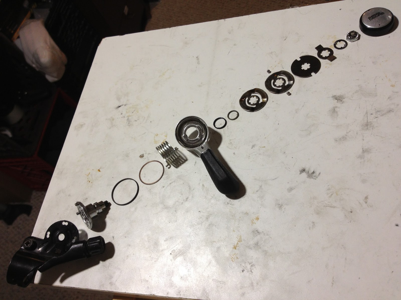 shimano deore thumb shifters